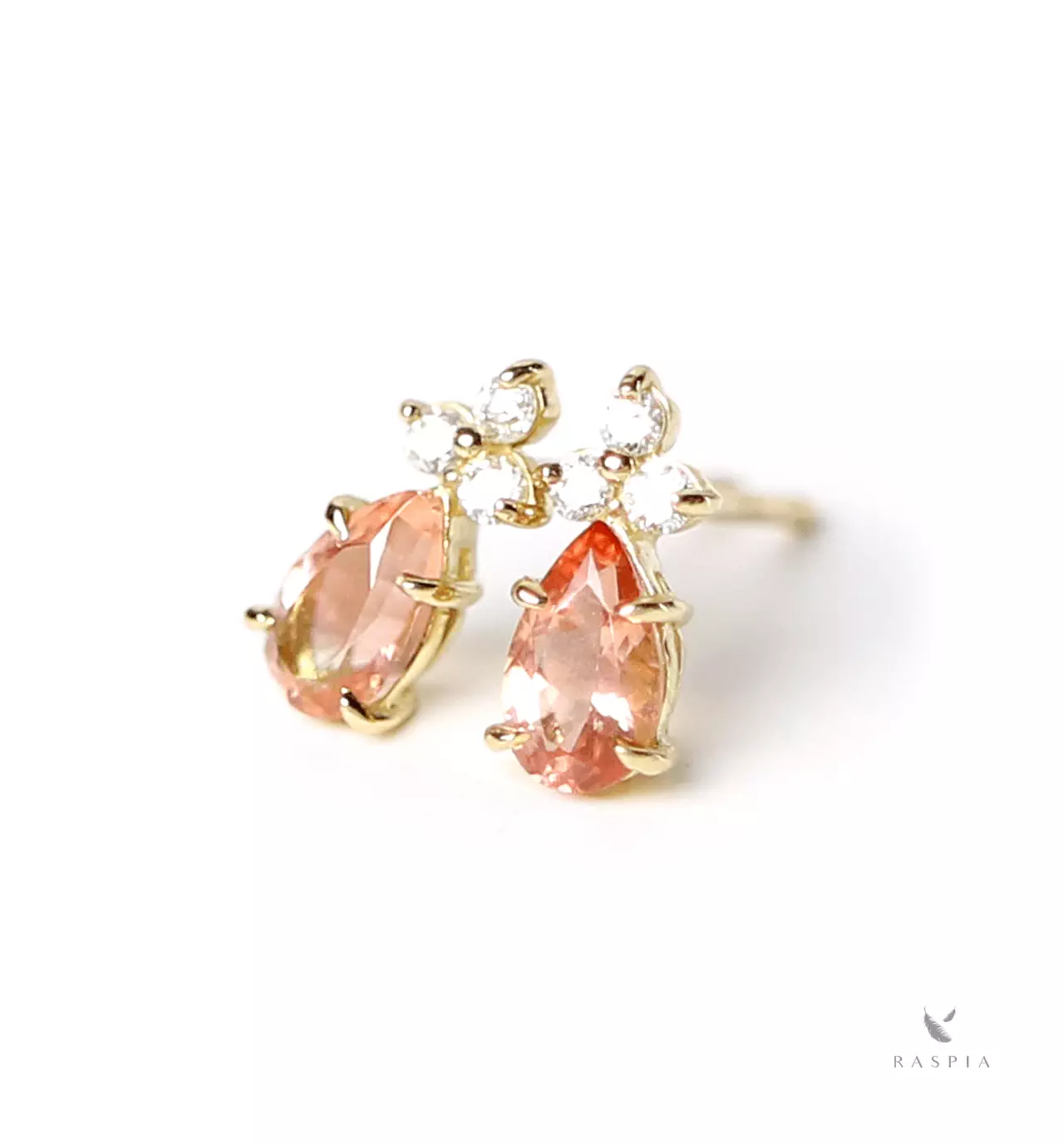 オレゴンサンストーンのピアス